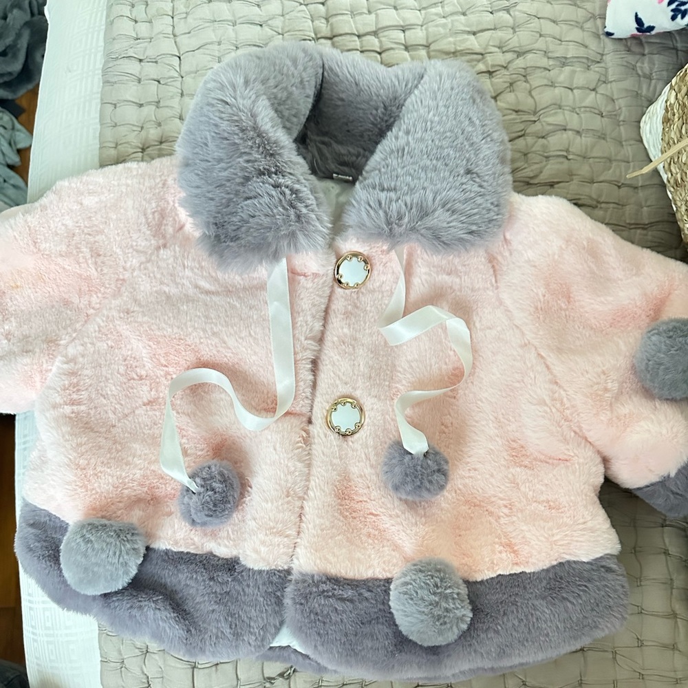Pink toddler coat